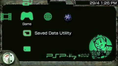 PSP Theme Fallout 3 PSP-Themes.NET