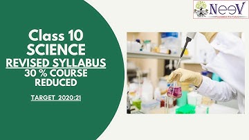 Reduced Syllabus for CBSE Class 10 |2020-21 |How Much Syllabus is Reduced for Class 10 Science |CBSE