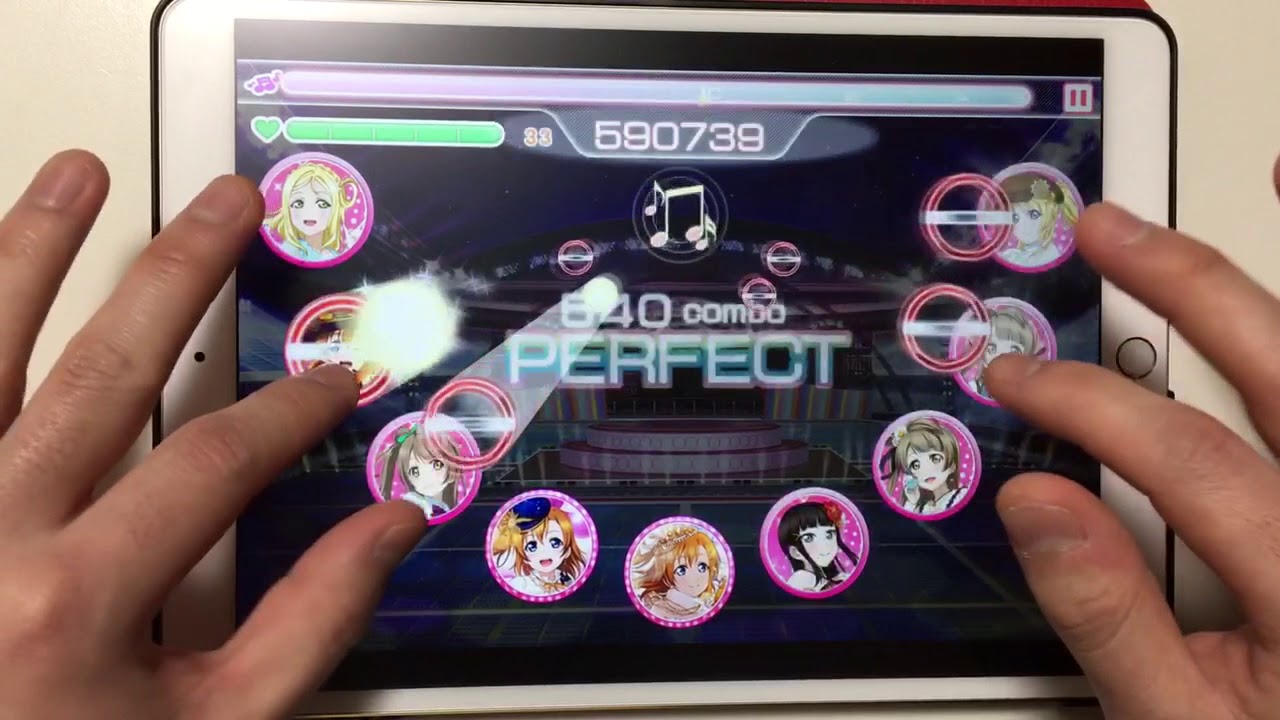 スクフェス Psychic Fire Ac譜面 フルコンボ 手元 Youtube