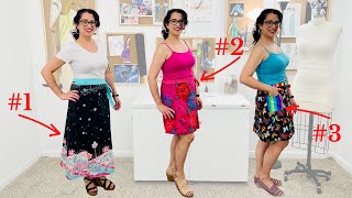 I Made 3 Wrap Skirts from One Pattern!