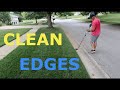 How to have CLEAN EDGES in the lawn