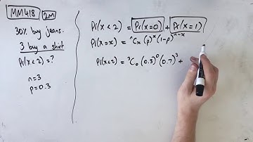 MM418 Maths Methods Fortify Study Guide - "Non-calc binomial distribution question"