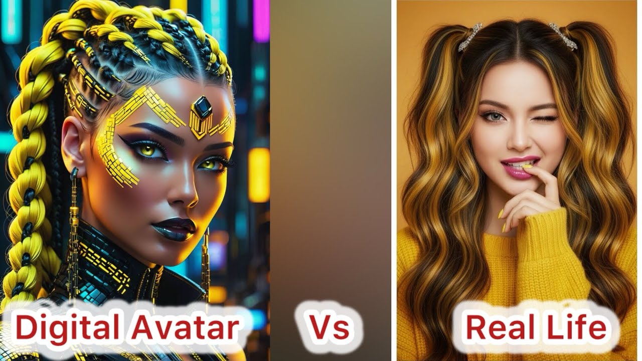 Digital Avatar Fashion Vs Real Life Styles | Real Life Vs Digital Avatar | Who wears it better?