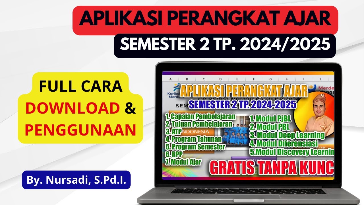[FULL] Aplikasi Administrasi Pembelajaran Kumer Semester 2 TP. 2024/ ...