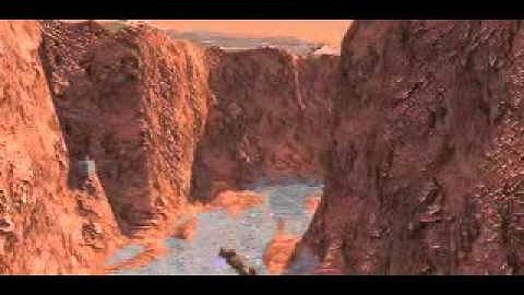 C&C Tiberian Dawn - Orca Flying Through Canyon