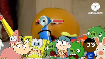 Annoying orange fight cloud add round 4