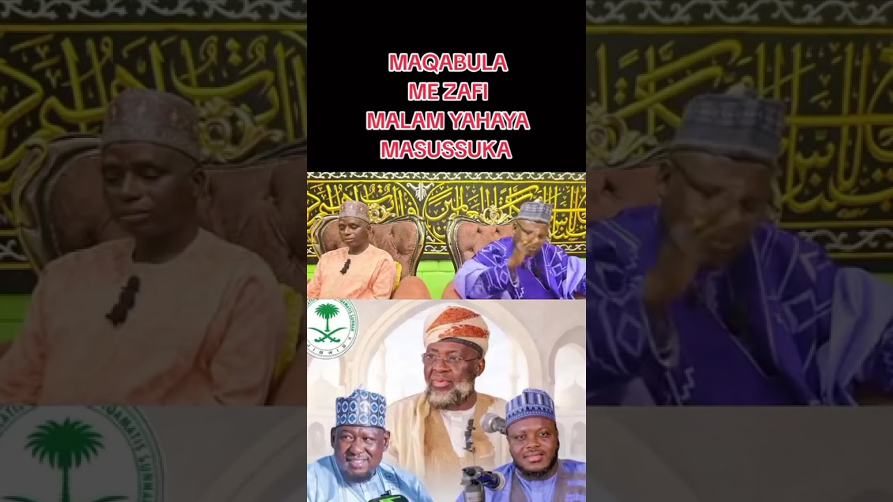 MUQABILA ME ZAFI TAREDA SHEIKH YAHAYA MASUSSUKA ALLAH YASA MUDACE