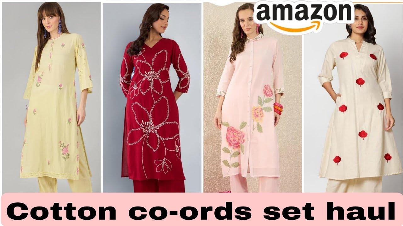 Покупка хлопковых комплектов одежды на Amazon по цене менее 1500 рупий | Покупка летних комплекто...