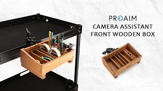 Proaim Camera Assistant Front Wooden Box for Accessories