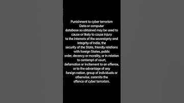 Cyber Law Section 66 F ? || Ethical Hacking for Beginners || Ethical Hacking