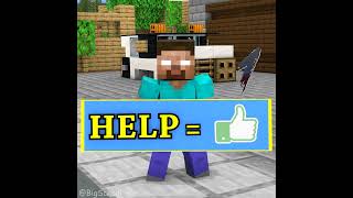 Let's Join Herobrine To Catch The Robber 👍️ #Shorts