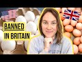 why American eggs are banned in Britain // UK vs USA EGGS!