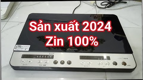 Bếp từ đôi mỏng không lò nướng, tiết kiệm điện, có HẸN GIỜ hàng nội địa Nhật Bản LH 0919407501