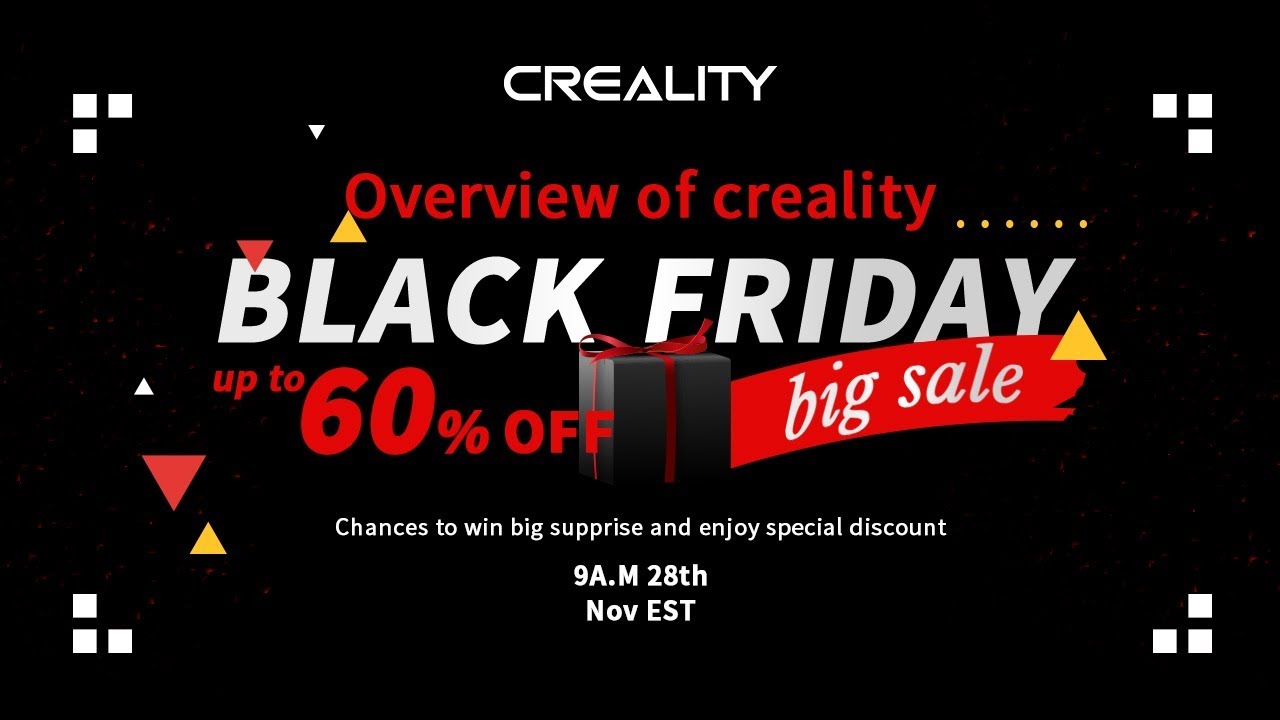 creality black friday sale 2020