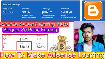 How To Make Adsense Loading | High Cpc Keywords | Organic Traffic | Adsense Loading Kaise Kare | New