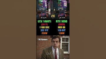 GTX 1080Ti vs RTX 5050 - Performance Gap Too Big? 😳🔥#pcgaming #benchmark #rtx