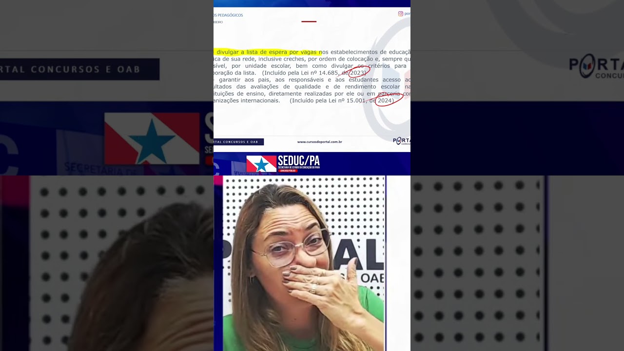 VAI CAIR NA SUA PROVA | AGORA É LEI!