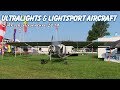 Ultralight aircraft, light sport aircraft tour, of EAA Airventure, Oshkosh 2019,