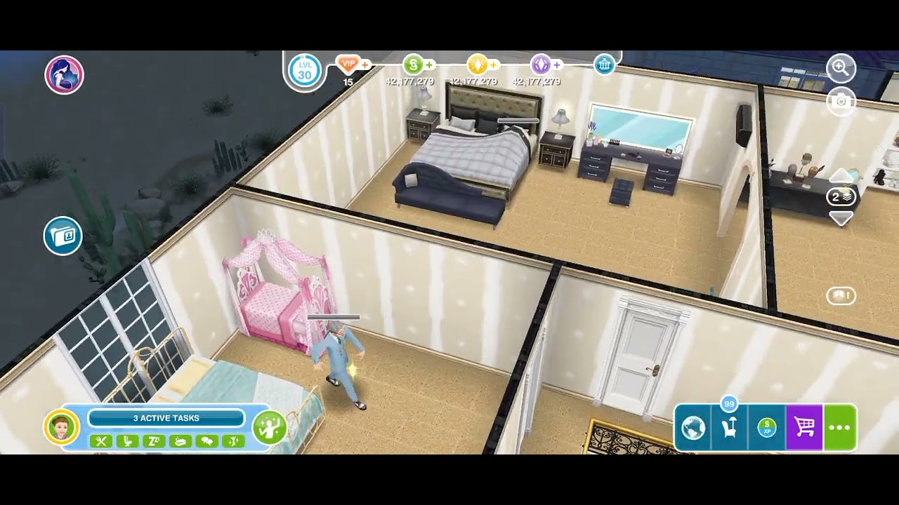 Game "The Sims FreePlay" Mission Bird Feeding YouTube