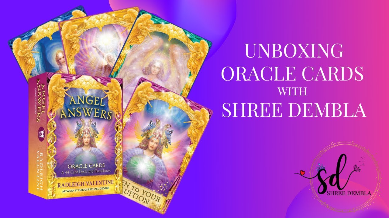 Angel Answers Oracle Cards Unboxing Video - YouTube