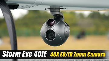 Meet Storm Eye-40IE: 40X AI drone zoom camera with thermal imager and target tracking