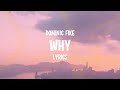 Dominic Fike - Why (Lyrics)