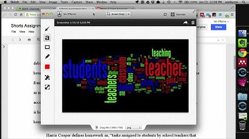 Using Skitch to Capture and Annotate Screen Images