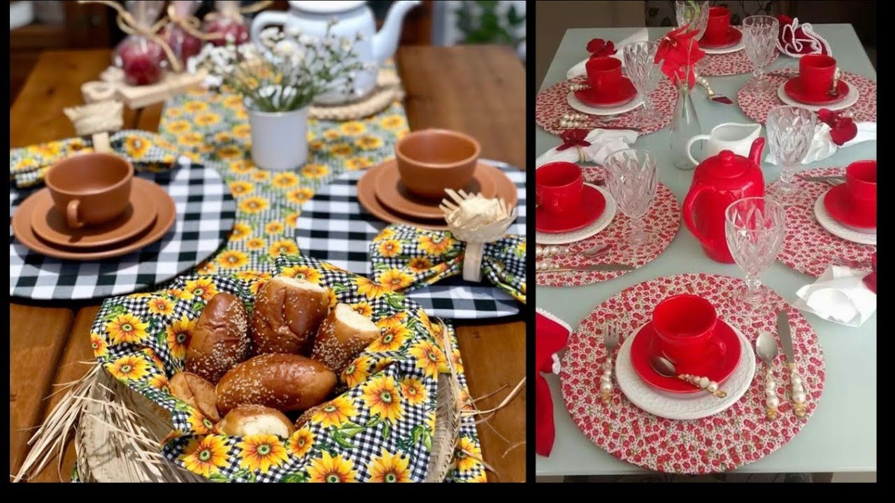 اجمل تشكيلة لطقم طاولة مع افكار تزين طاولة، (مشروع رمضاني )