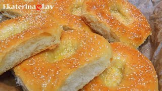 ВКУСНЕЕ ХЛЕБА! Мягкие и воздушные ЛЕПЕШКИ в духовке! Homemade scone with sesame seeds! 自制烤饼在烤箱芝麻！