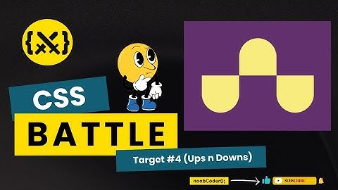 CSS Battle #4 - Ups n Downs | CSS Mastery Challenge!🔥