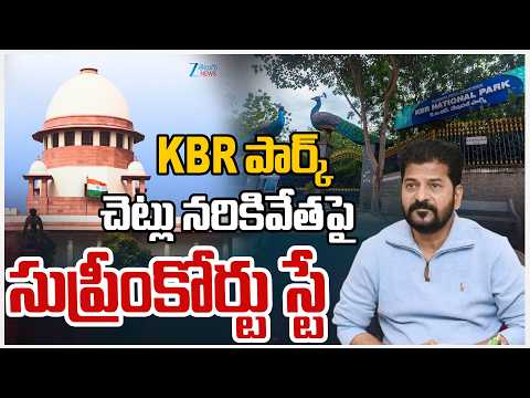 Supreme Court Stay on cutting of trees | KBR Park Flyover | KBR పార్క్ చెట్లు నరికివేత | ZEE - ZEE24TELUGUNEWS