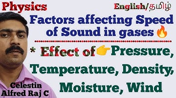 11 Physics|Factors|affecting|Speed of Sound|in gases|Unit 11|Waves|sky physics