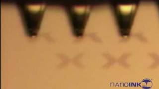 DPN Printing X Pattern with Polymer Ink
