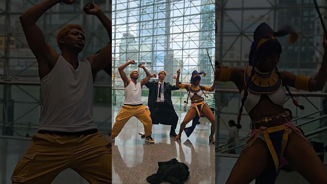 Hitting the Hakari Dance at Anime NYC 2025