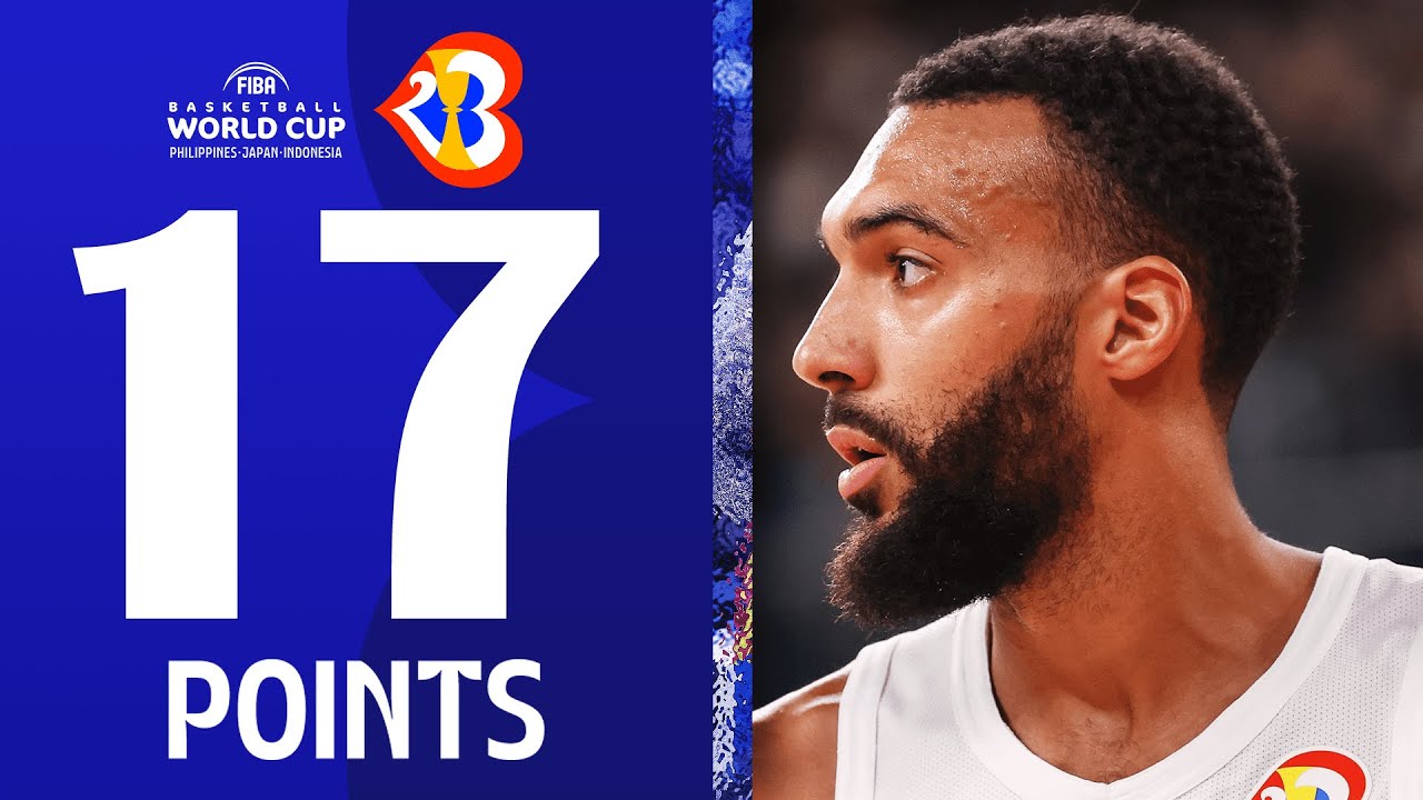 Rudy Gobert Drops 17 PTS & 8 REBS In The France Win! #FIBAWC