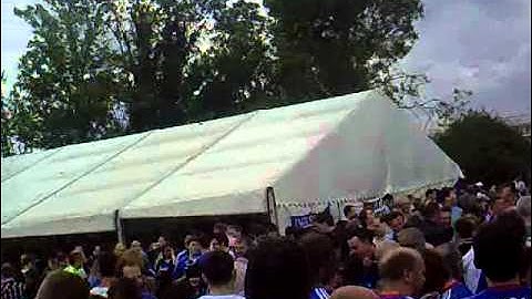 The Green Man Pub in Wembley before 2010 FA Cup final