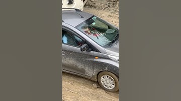 Hyundai EON at Mud will it cross on no🚀