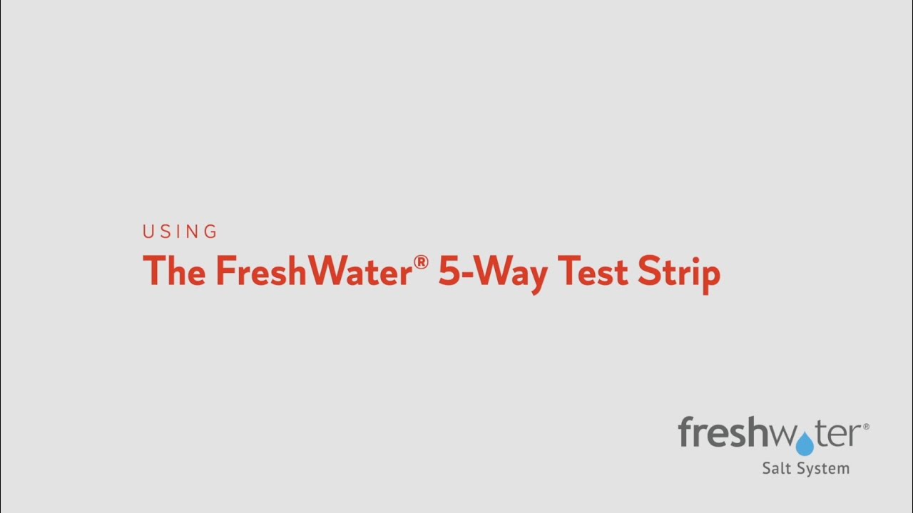 How to Use a FreshWater® 5-Way Test Strip to Test Your Hot Tub’s Water