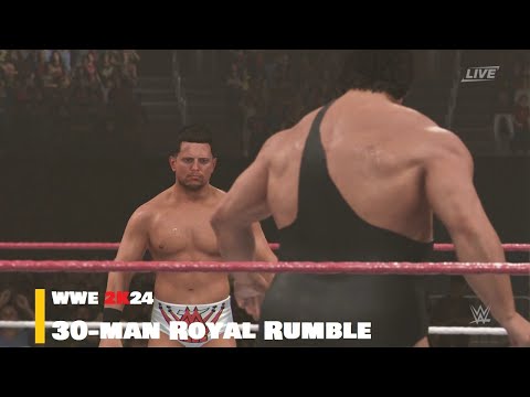 WWE 2K24 30 Man Royal Rumble 125 