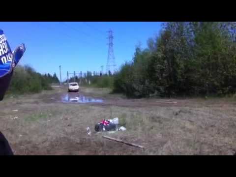 Minivan mud bogging - YouTube
