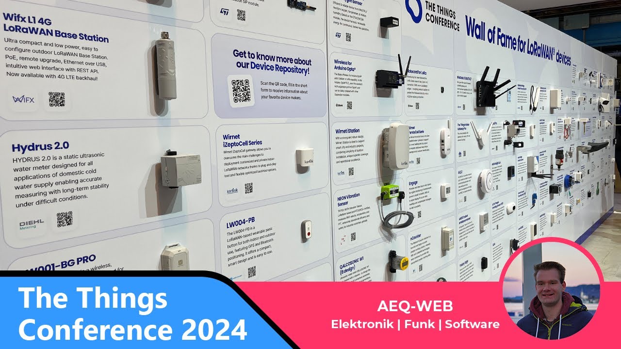 Neues zu LoRaWAN - The Things Conference 2024 in Amsterdam - YouTube