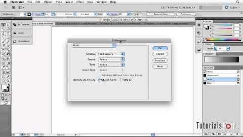 Adobe Illustrator CS5 Setting Preferences