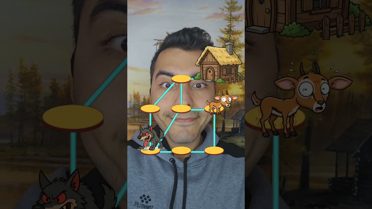 Головоломка с мультяшными животными 