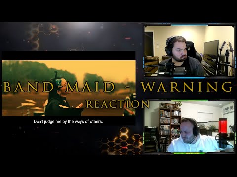 WE'RE GETTING SUCKED IN I Band Maid I Warning MV I REACTION