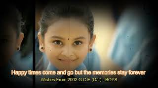 Back To School Memories - 2002 G.c.e Ol Girls