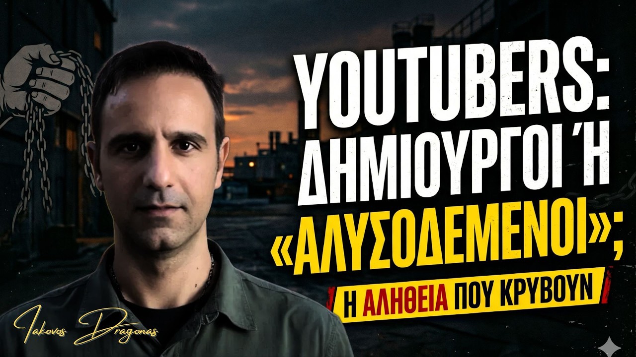 YouTubers: Δημιουργοί ή «Αλυσοδεμένοι» Υπάλληλοι Εταιρειών;