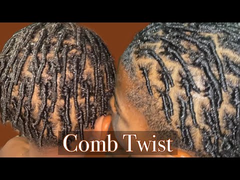 How To: Quick & Easy Comb Twist Style - YouTube