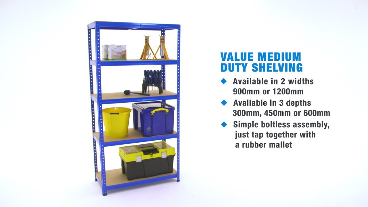 Value Medium Duty Shelving YouTube