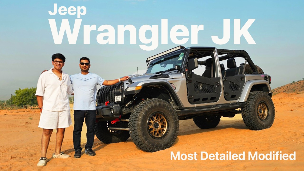 India’s MOST Detailed Modified Jeep Wrangler JK Review | Ultimate Off-Road Beast | Exhaust Sound