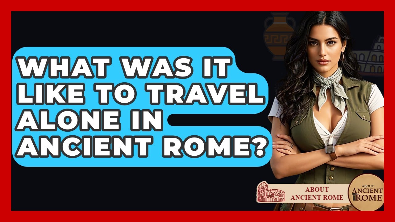 What Was It Like To Travel Alone In Ancient Rome? - All About Rome